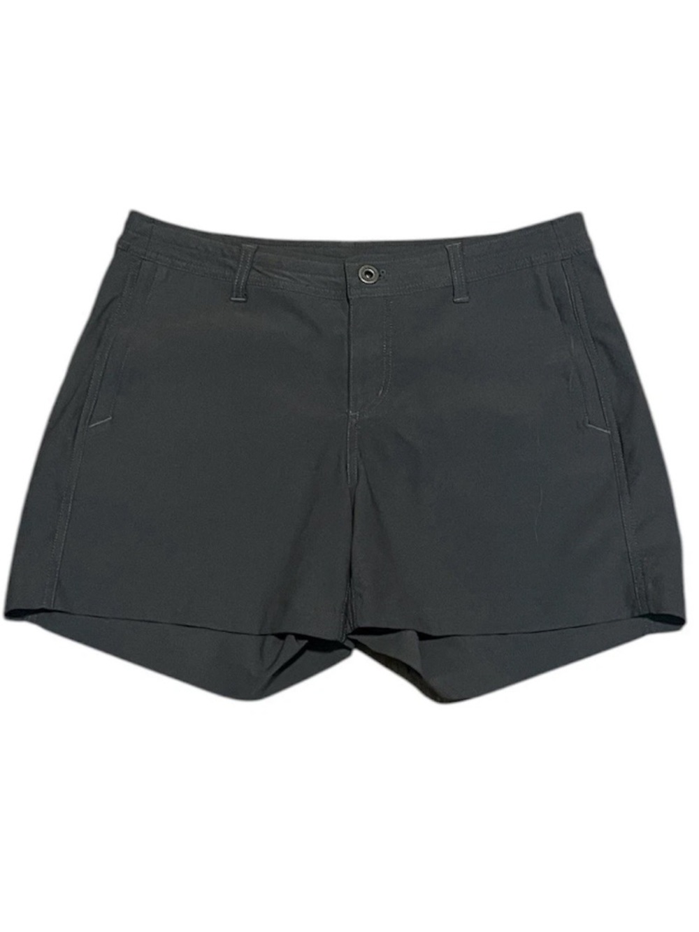 KUHL Trekr Hiking Shorts Womens 8 Charcoal Gray Style 6378 Gorpcore Outdoor 4.5”